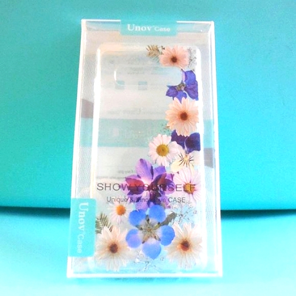 Unov clear flower blossom phone case Samsung galaxy S10 NWT